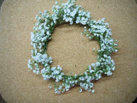 schleierkraut DIY Kranz bohostyle boho