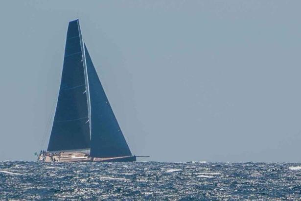 Segelboot der Rolex Regatta Giraglia vor Saint Tropez