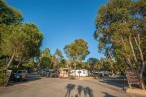 Stellplätze auf dem Campingplatz Les Tournels nahe Saint Tropez