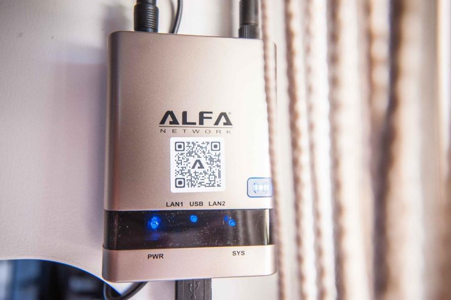 ALFA Network Router R36AH LTE WLAN im Wohnwagen